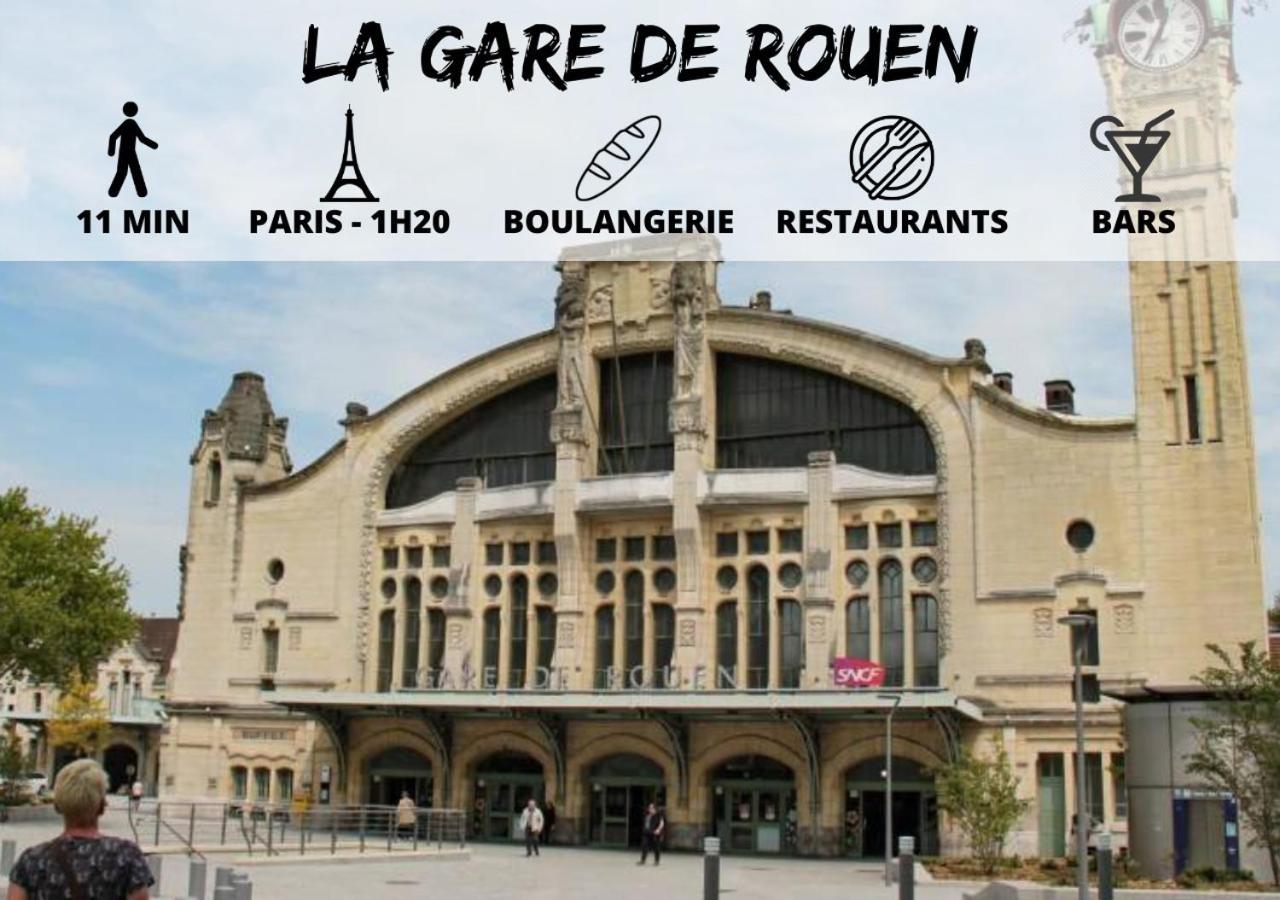 Cosyappart - Le Saint Ouen Apartment Rouen Bagian luar foto